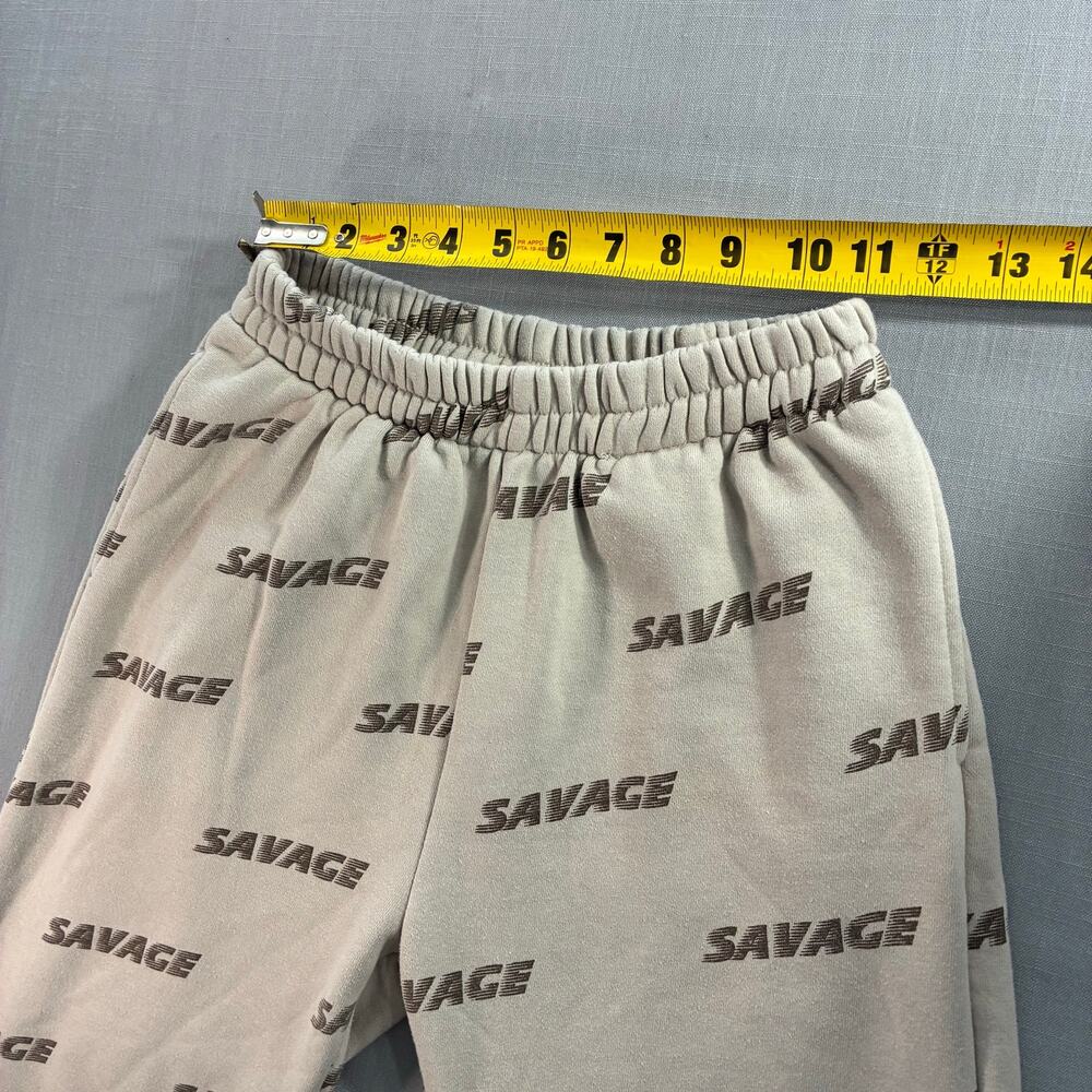 Fashion Nova Savage All Over Print Jogger Sweatpants Beige Women’s S - Picture 5 of 7